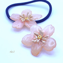 【rie.t】本物の桜のヘアゴム 6枚目の画像