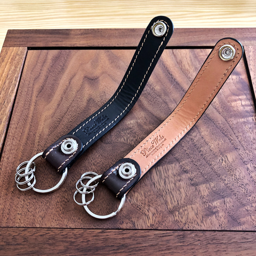 受注製作Horweenシェルコードバン ベルトループキーホルダー