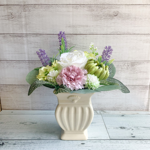 枯れないお供えアレンジメント/アーティフィシャルフラワー/造花