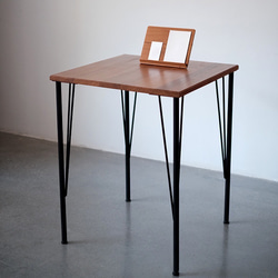 オーダーメイド 職人手作り テーブル 一人暮らし 食卓 おうち時間 アイアンウッド インテリア 家具 木製 LR2018 1枚目の画像
