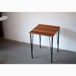 オーダーメイド 職人手作り テーブル 一人暮らし 食卓 おうち時間 アイアンウッド インテリア 家具 木製 LR2018 6枚目の画像
