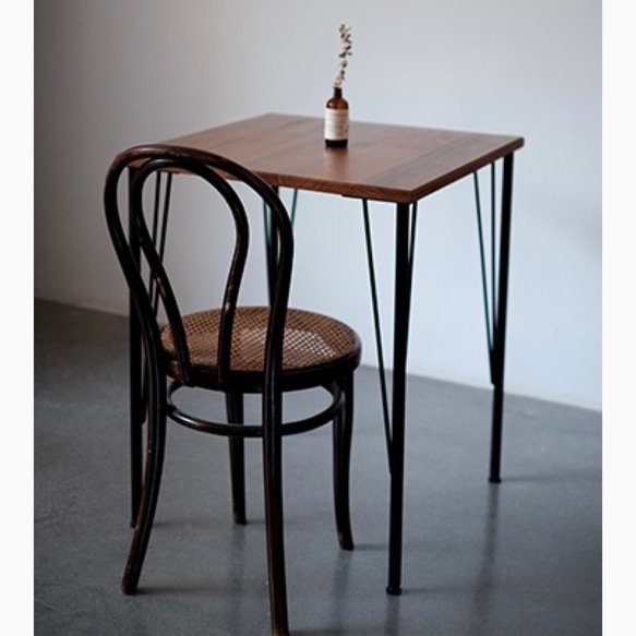 オーダーメイド 職人手作り テーブル 一人暮らし 食卓 おうち時間 アイアンウッド インテリア 家具 木製 LR2018 2枚目の画像