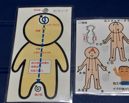 自律神経調整カードと大周天気功カードで自律神経の波動調整をする