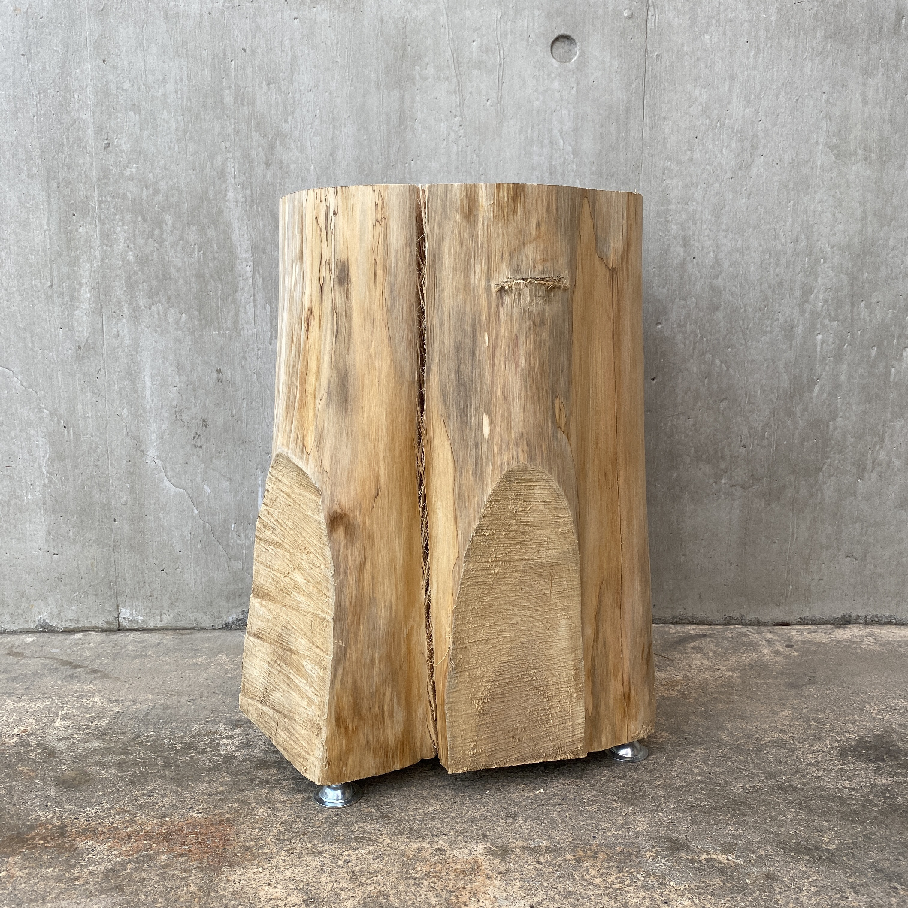 【ひのき切り株のスツール】丸太椅子 オブジェ フラワーディスプレイ サイドテーブル 植物置き インテリア 木 什器