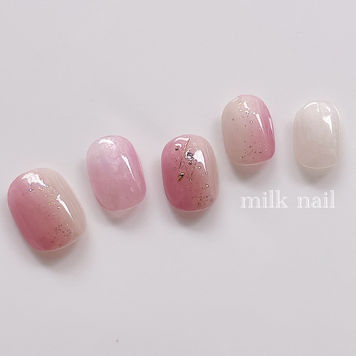 ネイルチップ No.1 ネイルチップ（つけ爪） みるくねいる 通販｜Creema  