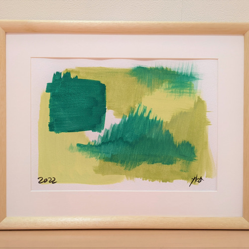 ジュライ アクリル画原画 (F4) 絵画 yko 通販 14205632｜Creema