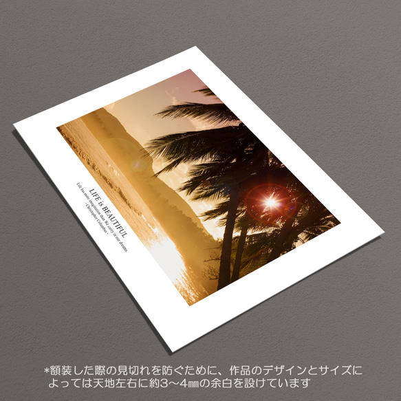 ☆インテリアフォトポスター -LIFE is BEAUTIFUL-【378】 6枚目の画像