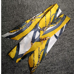 リボンスカーフ322#バッグスカーフ　スカーフ 6枚目の画像