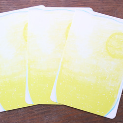 ポストカード　「レモンソーダの湖」 1枚目の画像
