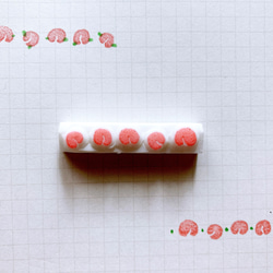 ちょっとした隙間に♡ミニりんご【消しゴムはんこ】 はんこ・スタンプ