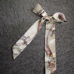 リボンスカーフ12#バッグスカーフ 3枚目の画像