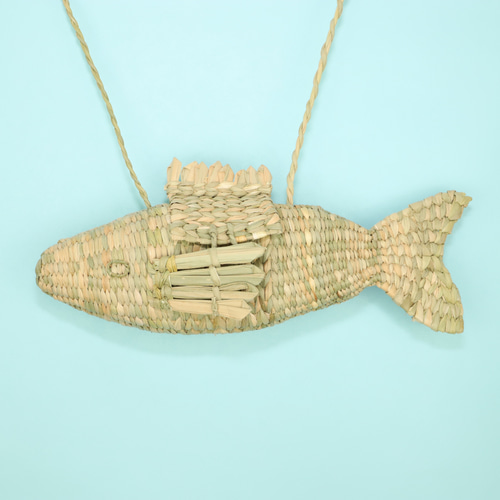 メキシコ手編み アニマルカゴバッグ☆魚 フィッシュ 021 かご メキシコ手編み アニマルカゴバッグ☆魚 フィッシュ 021 かご