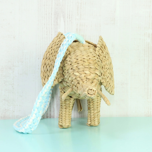 メキシコ手編み アニマルカゴバッグ☆象 エレファント 007  Y1412927282(10920円)
