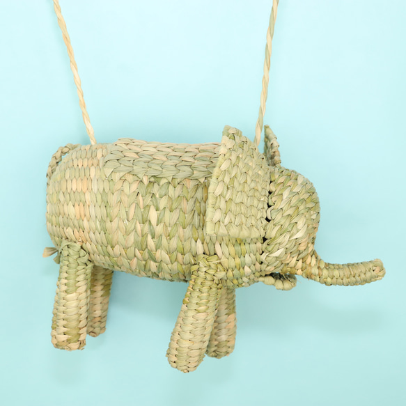 メキシコ手編み アニマルカゴバッグ☆象 エレファント 007  Y1412927282(10920円)