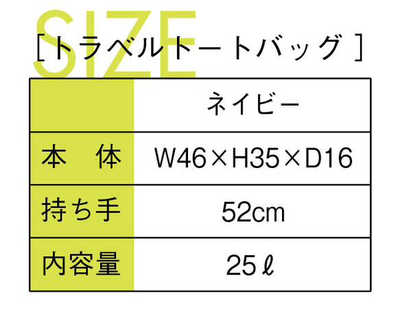 ［着る山菜］山菜図鑑トラベルトート　ネイビー 9枚目の画像