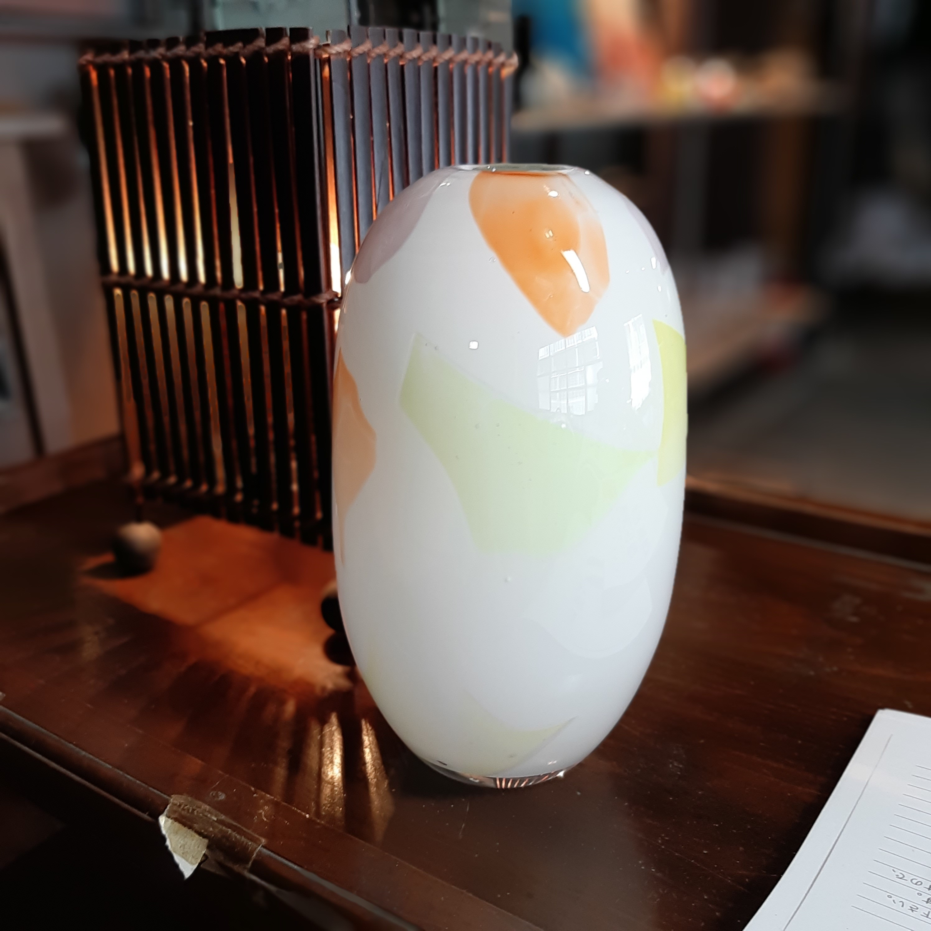 〜花繭〜　カラフル大きな花器　パステルカラー
