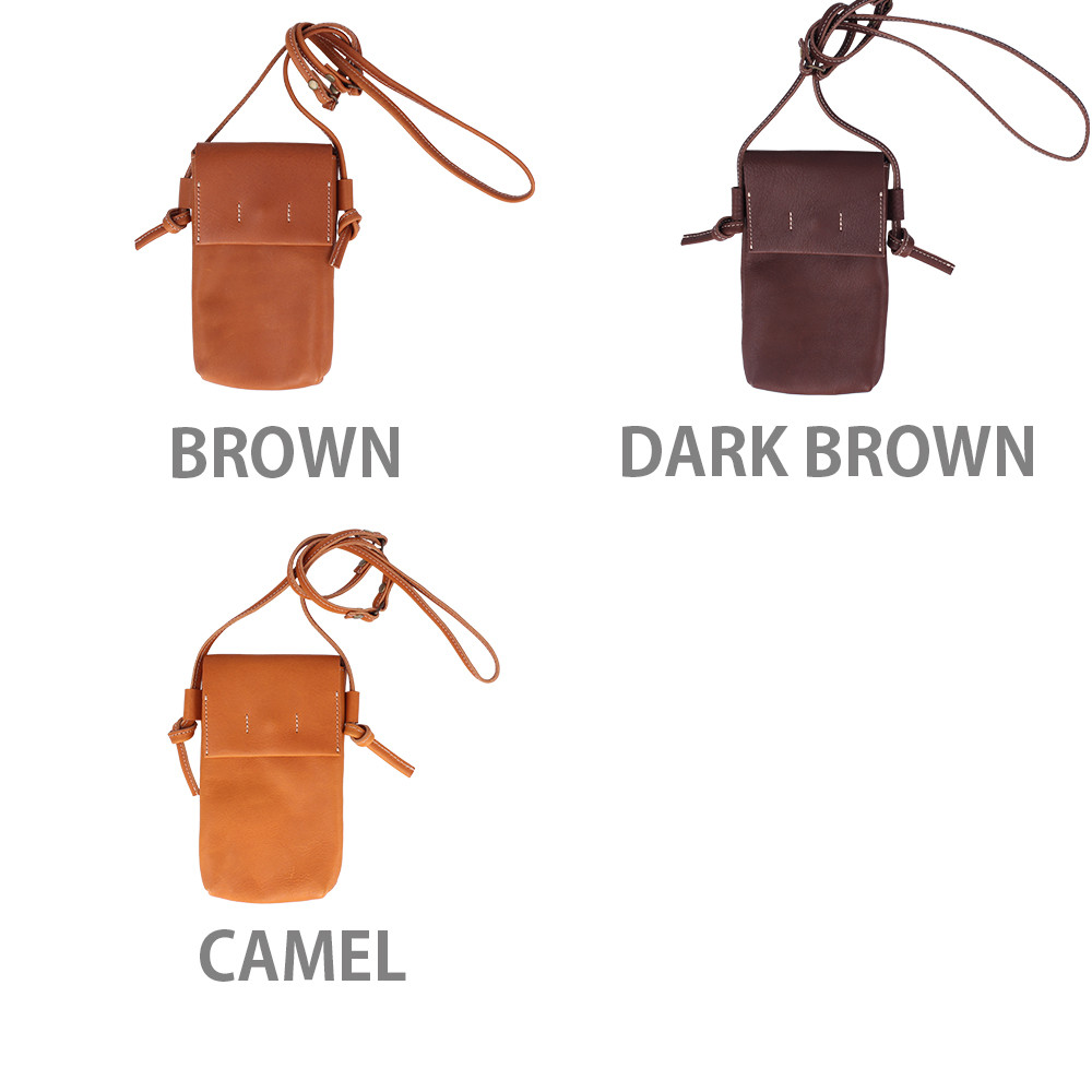 本革 スマホポシェット 栃木レザー 全7色 NC3414V