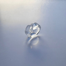 -ribbon- ガラス リング glass ring 4枚目の画像