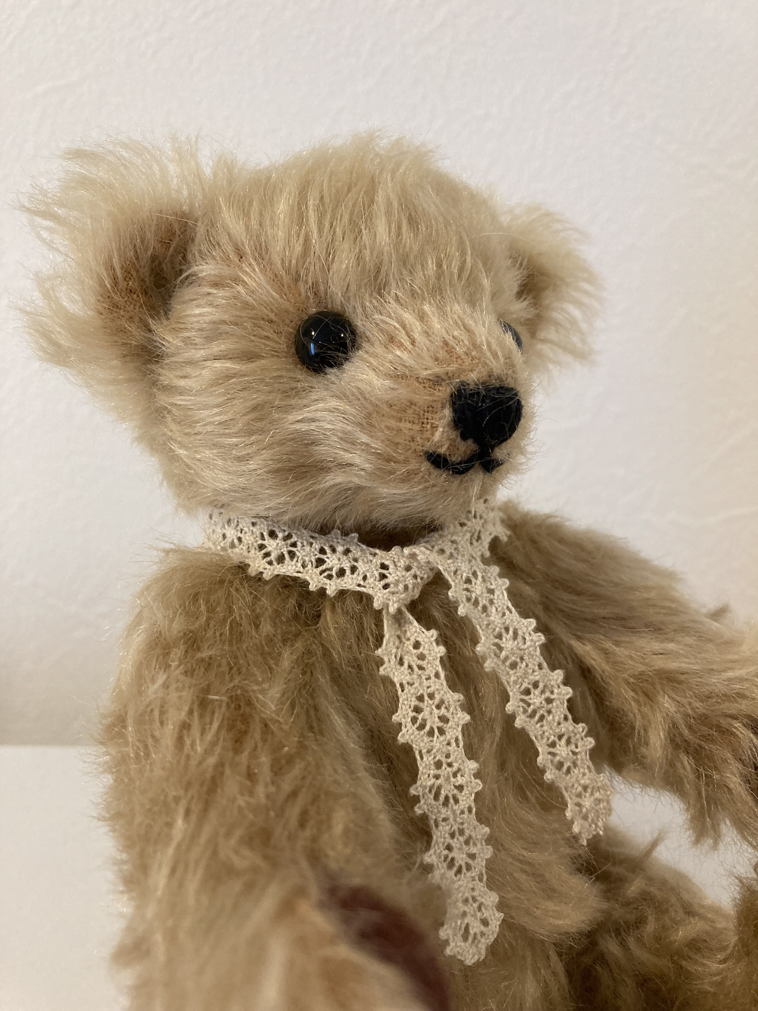 手作りテディベア　ハニー ハニー色のテディベア 22cm ぬいぐるみ sanatio 通販 14208857｜Creema