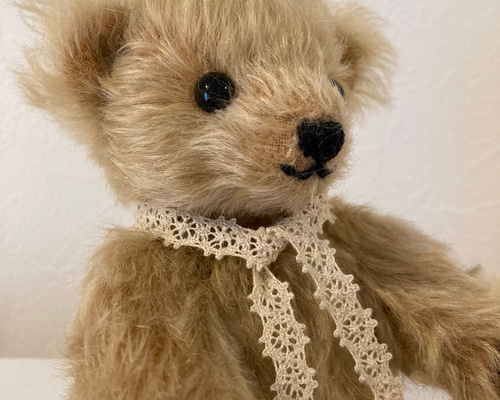 ハニー色のテディベア 22cm ぬいぐるみ sanatio 通販 14208857｜Creema