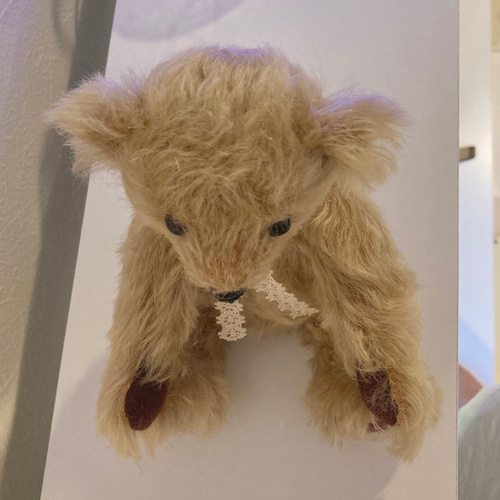 ハニー色のテディベア 22cm ぬいぐるみ sanatio 通販 14208857｜Creema