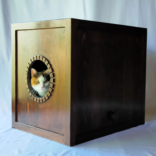 オーダーメイド制作 お使いのトイレに合わせて制作いたします。猫