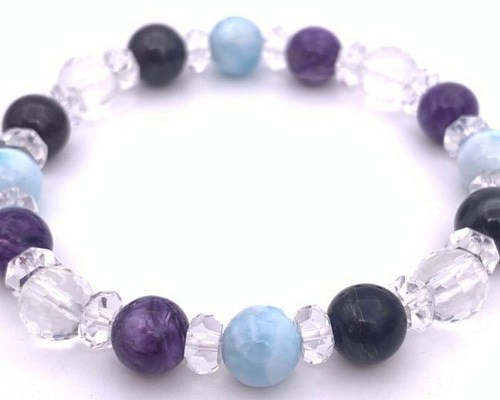 世界3大ヒーリングストーン☆天然石スギライト&ラリマー&チャロアイト