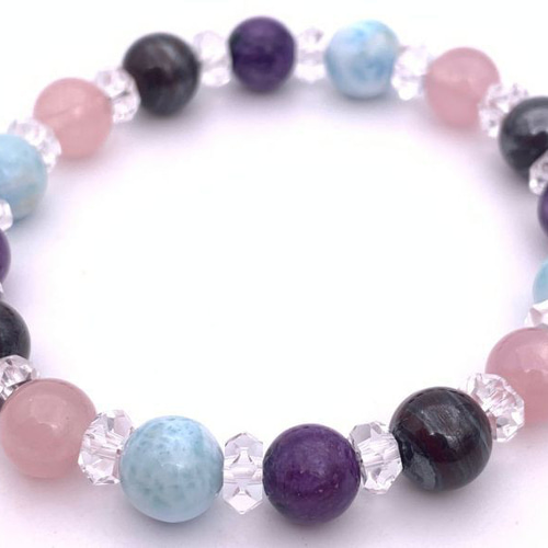 Hiro】三大ヒーリング ラリマー ブレスレット7.7 天然石 楽天市場