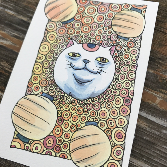 [原画]猫のポストカード[セット] 6枚目の画像