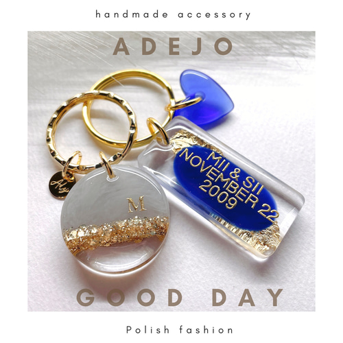 名前ポエム　名前キーホルダー　♡ツンデレ姫♡ 全20色】デザインチャーム♡ネームタグ♡お名前♡キーホルダー