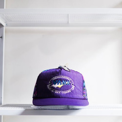 新潟紫圖騰滑板青春紀念日 有耳蓋 古董鴨舌 棒球帽 baseball cap 第1張的照片