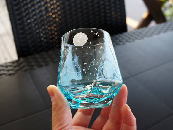 【再販】澄み夜猫のヘキサゴン（水色） 9枚目の画像