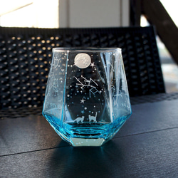 【再販】澄み夜猫のヘキサゴン（水色） 6枚目の画像