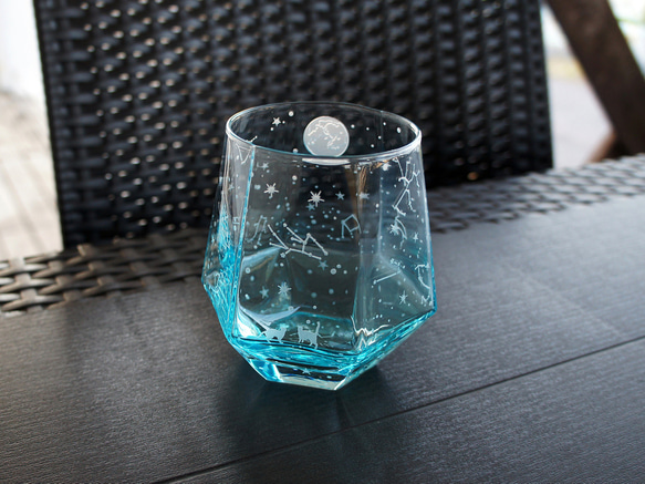 【再販】澄み夜猫のヘキサゴン（水色） 7枚目の画像