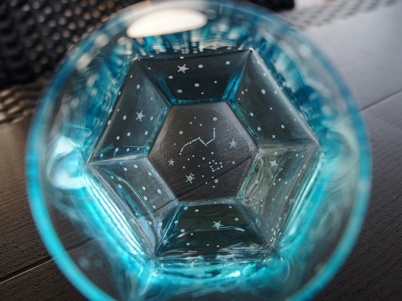 【再販】澄み夜猫のヘキサゴン（水色） 8枚目の画像