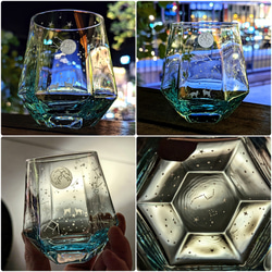 【再販】澄み夜猫のヘキサゴン（水色） 10枚目の画像