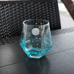 【再販】澄み夜猫のヘキサゴン（水色） 5枚目の画像