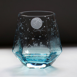 【再販】澄み夜猫のヘキサゴン（水色） 2枚目の画像