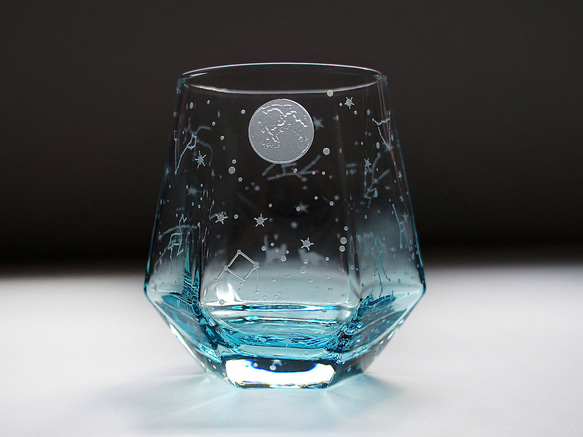 【再販】澄み夜猫のヘキサゴン（水色） 2枚目の画像