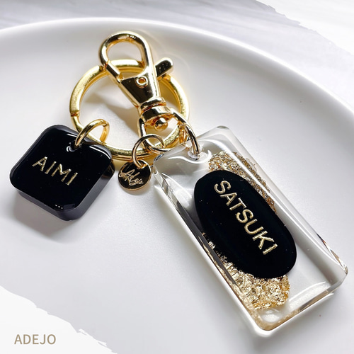 名入れ・言葉入れ】モノクロ♡モノクロームチャーム