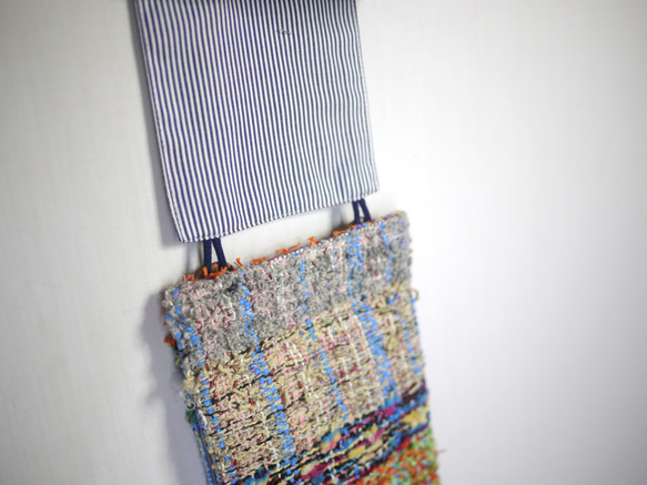 手織りのトイレットペーパーホルダー 4枚目の画像