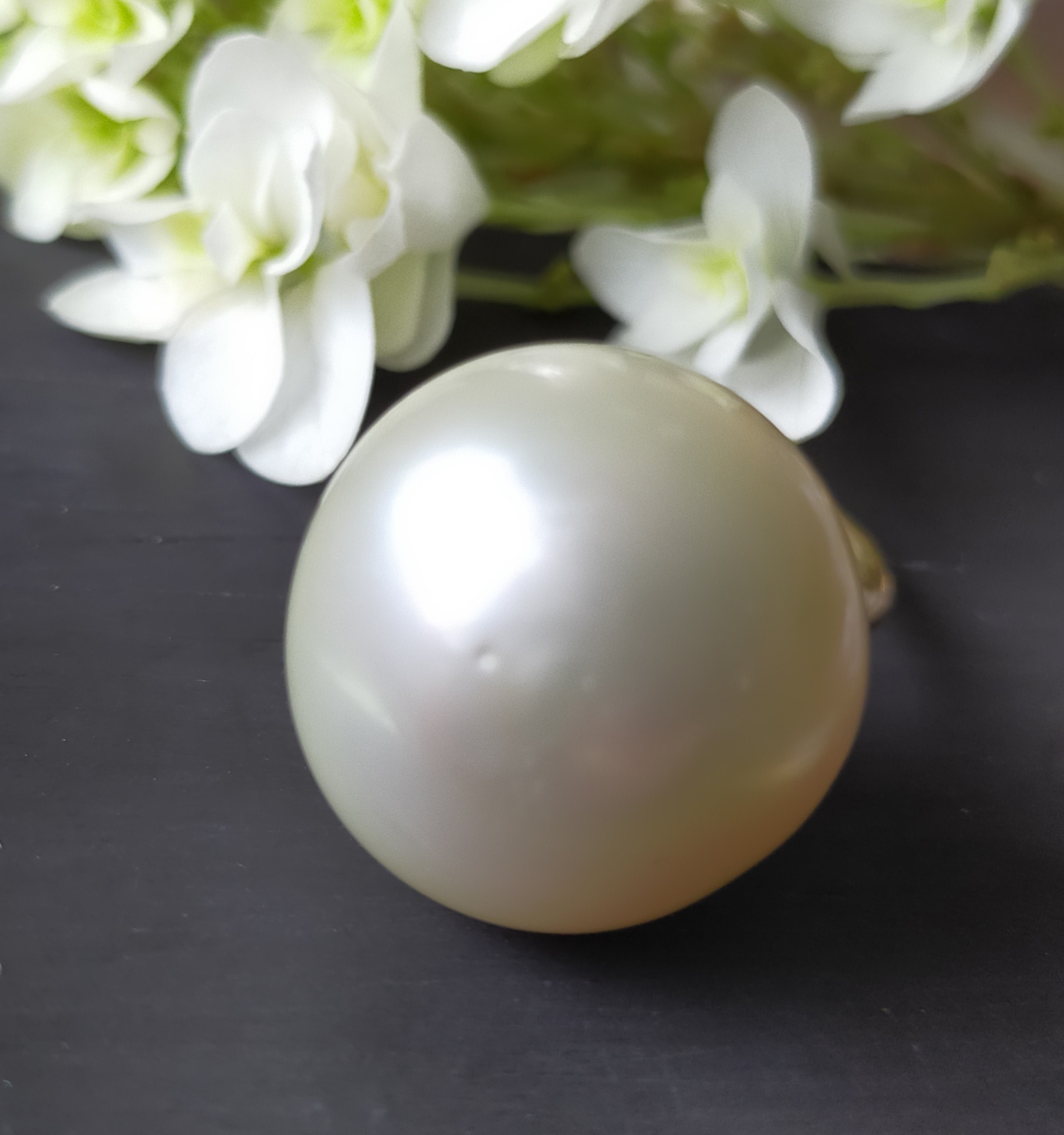 大珠白蝶リング 100,000円