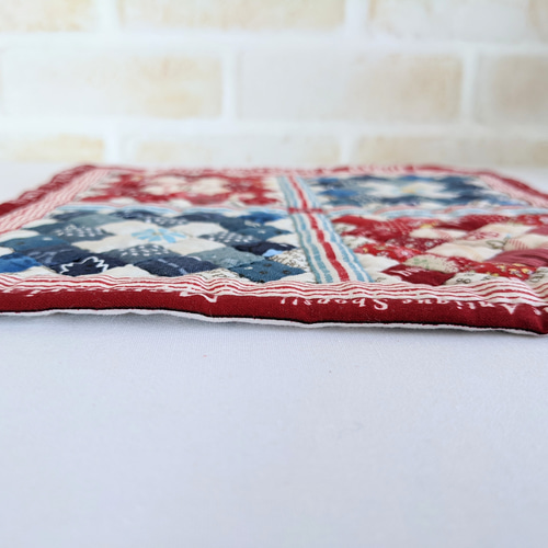 アメリカンテイストのパッチワークキルトタペストリー タペストリー