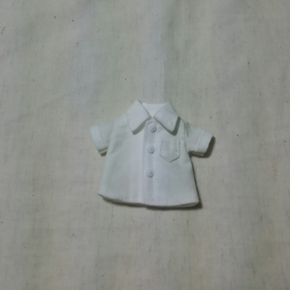 16㎝サイズ　半袖シャツ(ホワイト) 3枚目の画像