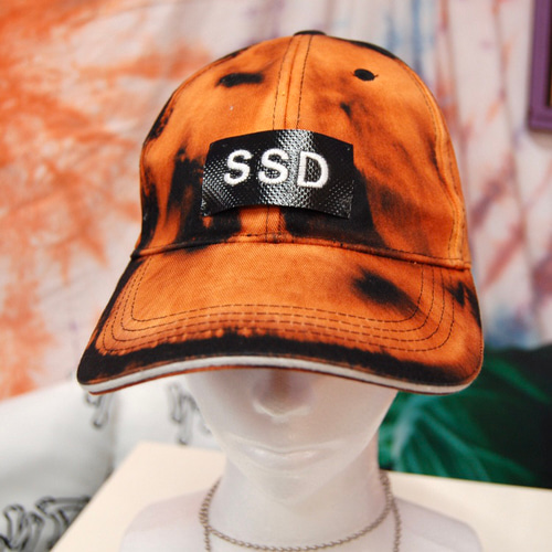 ssd ロゴ タイダイブリーチ ベースボールキャップ 帽子（メンズ） Hand 