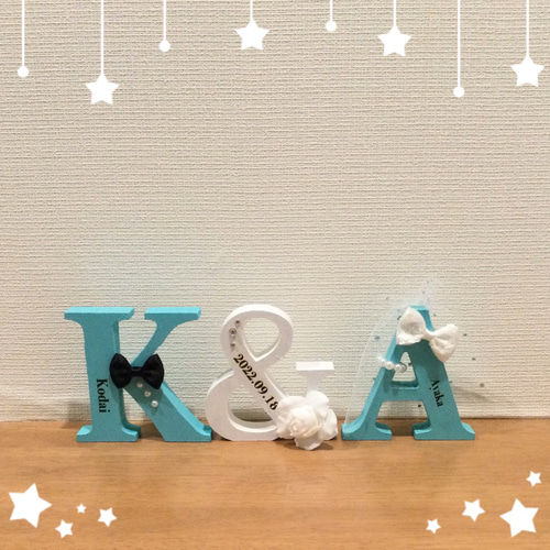 ayaka様確認用♡ウエディングバージョン・イニシャルオブジェ 【公式通販】