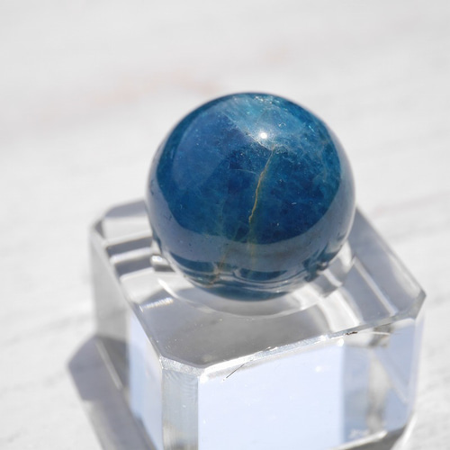 天然アパタイト 3.18ct 【ブルーキャッツアイ】 ブラジル