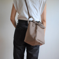 WALKING SHOULDER TOTE BAG （マットブラウン） 14枚目の画像