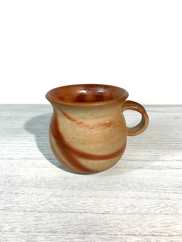 備前焼(初窯)左馬コーヒーカップ【佐々木剛】 マグカップ 備前焼