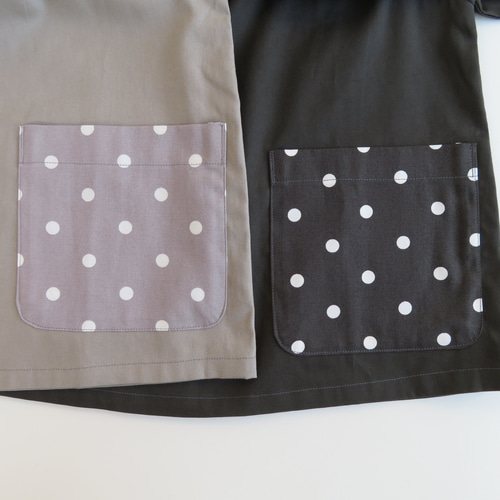 モノトーン♡スモック デザイン モノトーンカラーのお洒落スモック□80～160サイズ□ その他入園グッズ